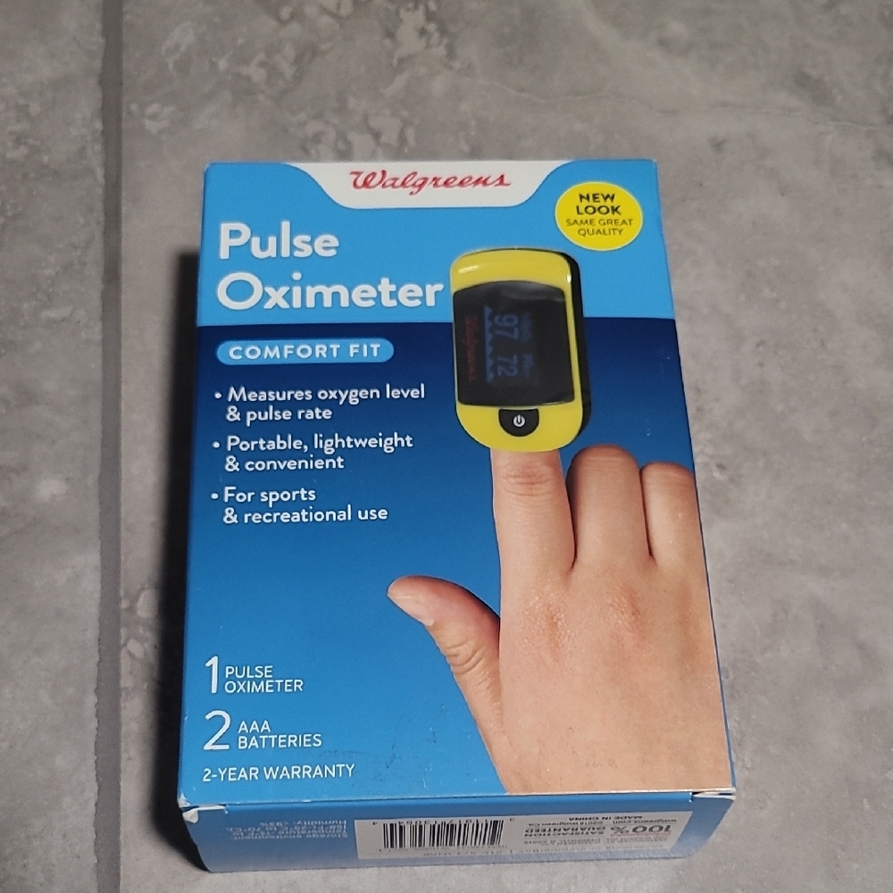 Walgreens Yellow Pulse Oximeter